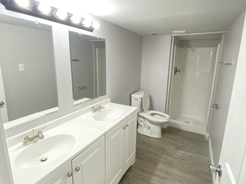 Bathroom after renovation